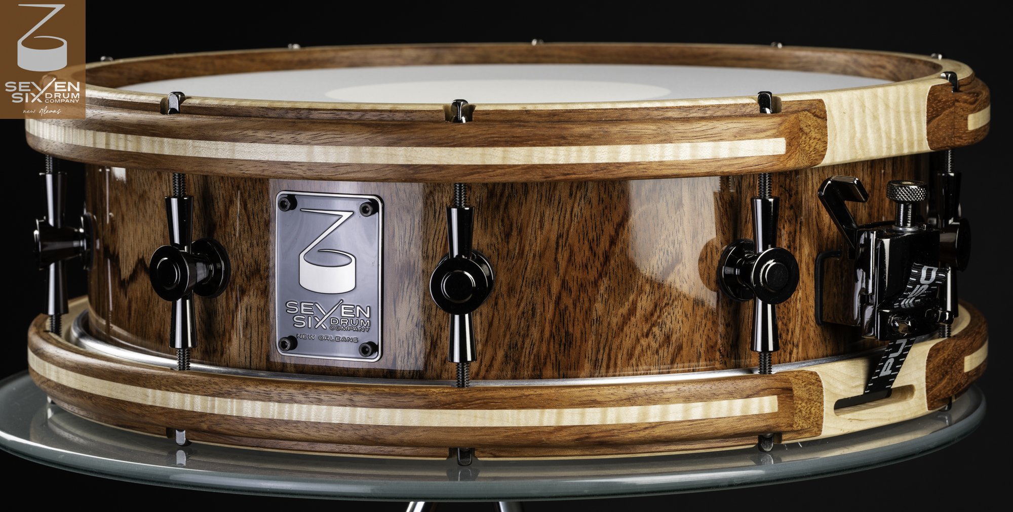 The Bubinga Super Piccolo Custom Snare Drum