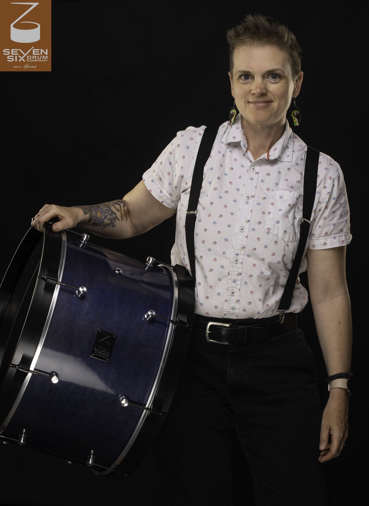 Millicent Schmidt plays with multiple New Orleans brass bands