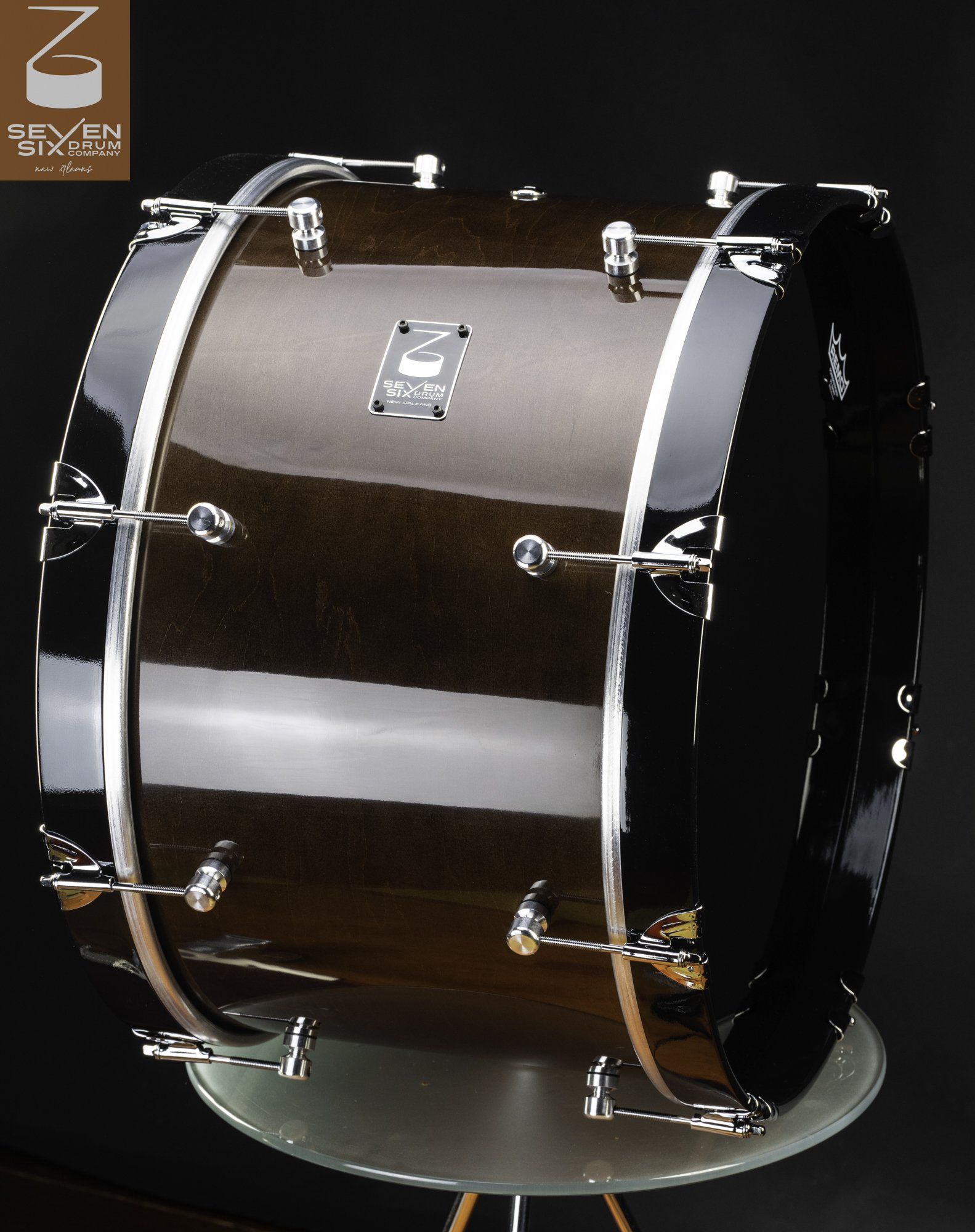 UL Second Line Bass Drum Dark Walnut Gloss