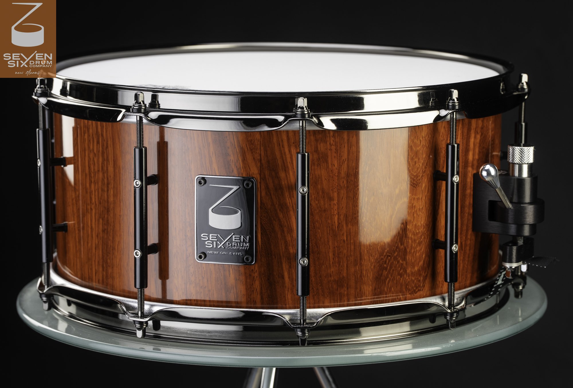 The Padauk X Custom Stave Shell Snare Drum