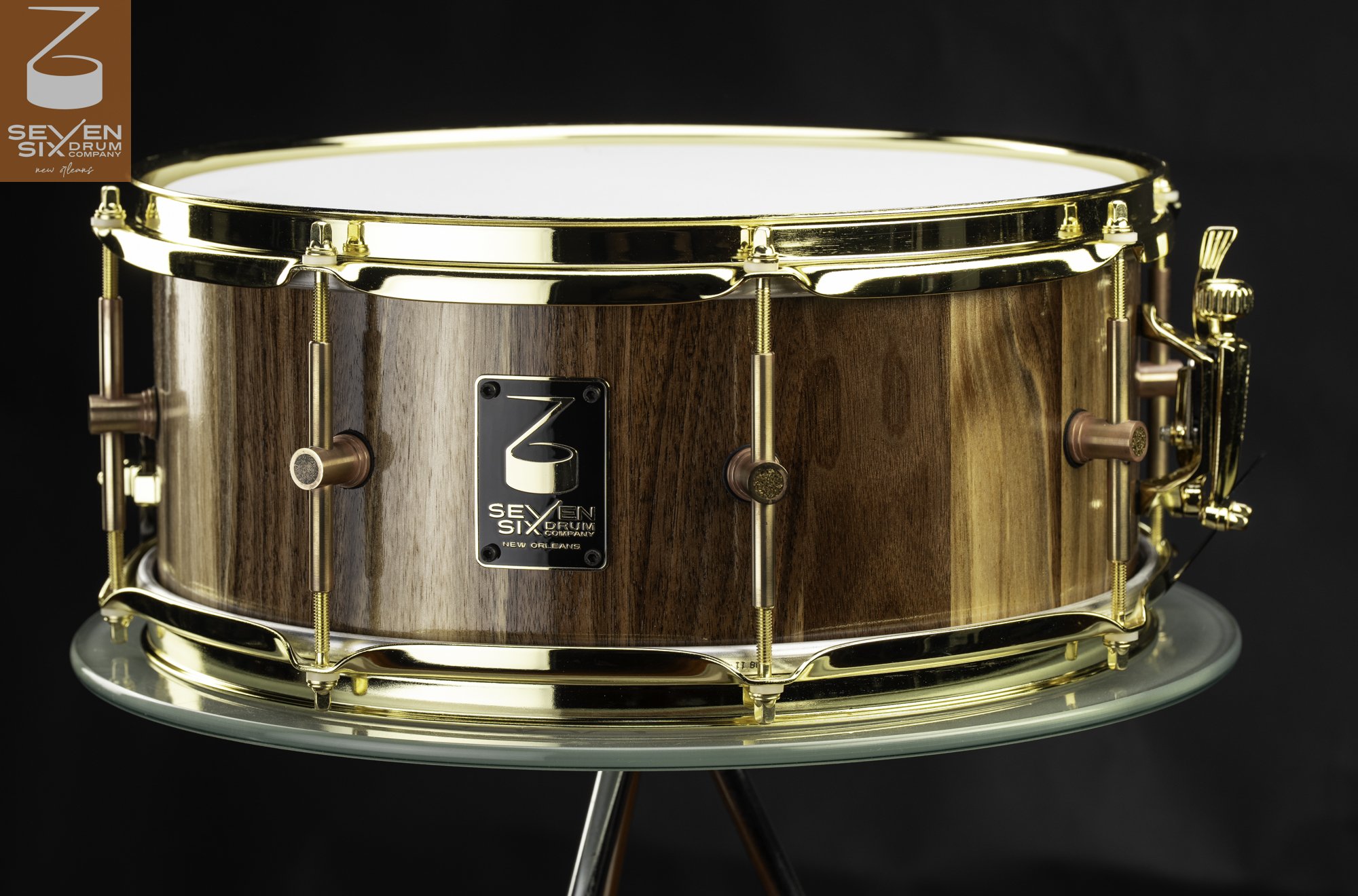 The 6x14" Walnut Custom Snare Drum