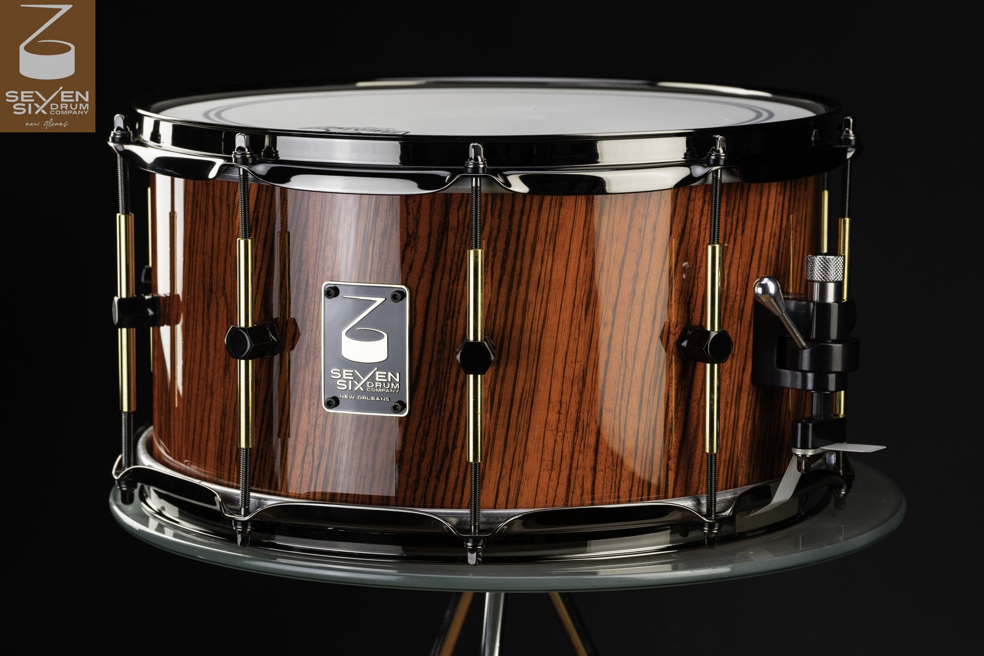 The Red Zebra Custom Snare Drum