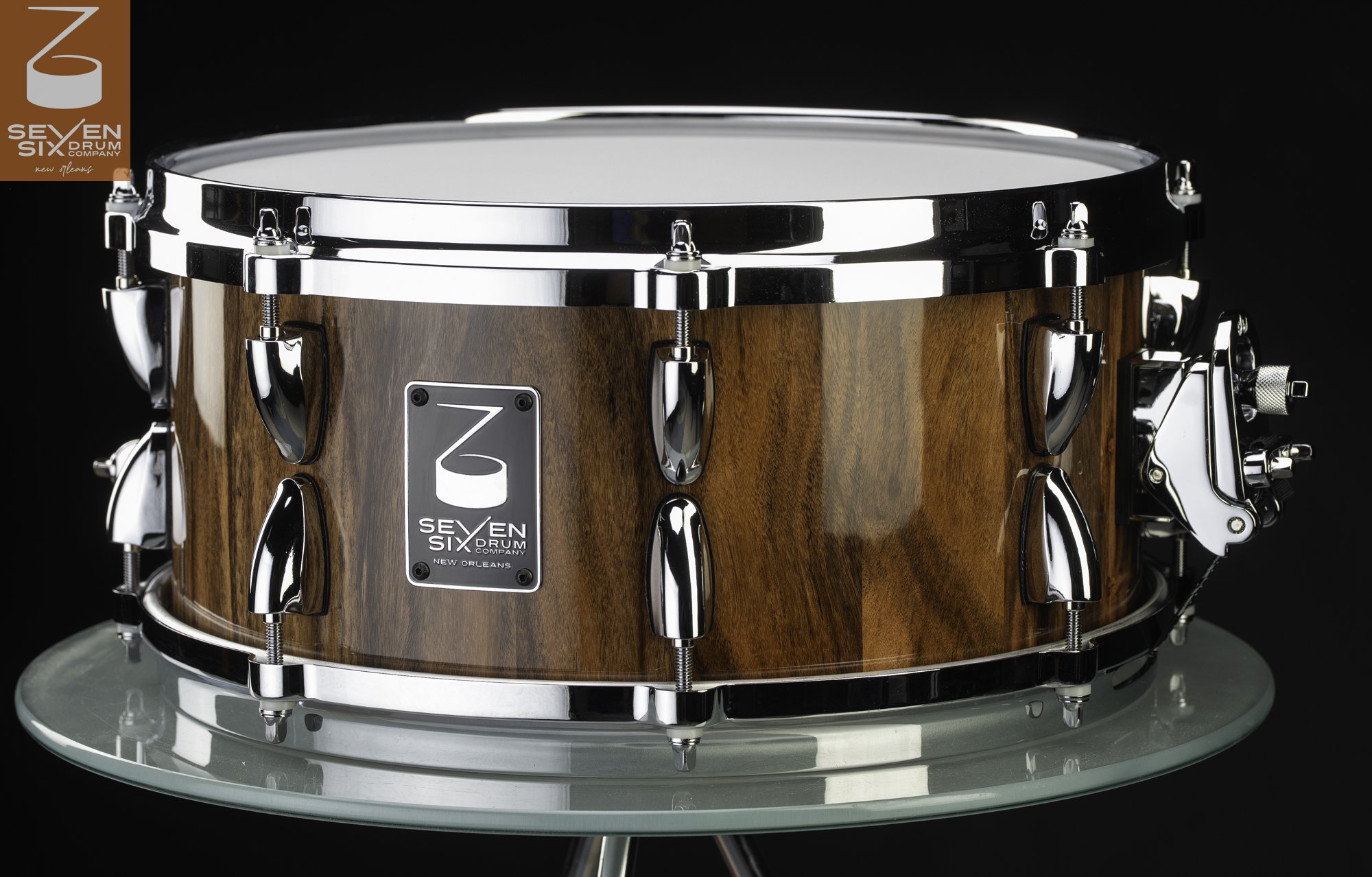 The Patagonian Rosewood / Curupay Custom Snare Drum