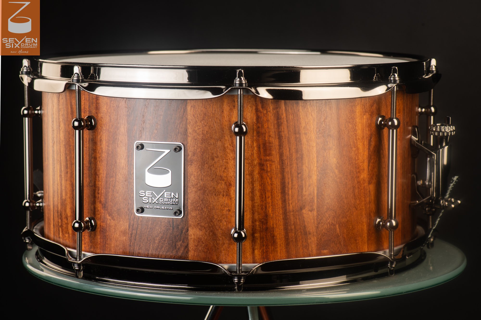 The Satin Granadillo Custom Snare Drum