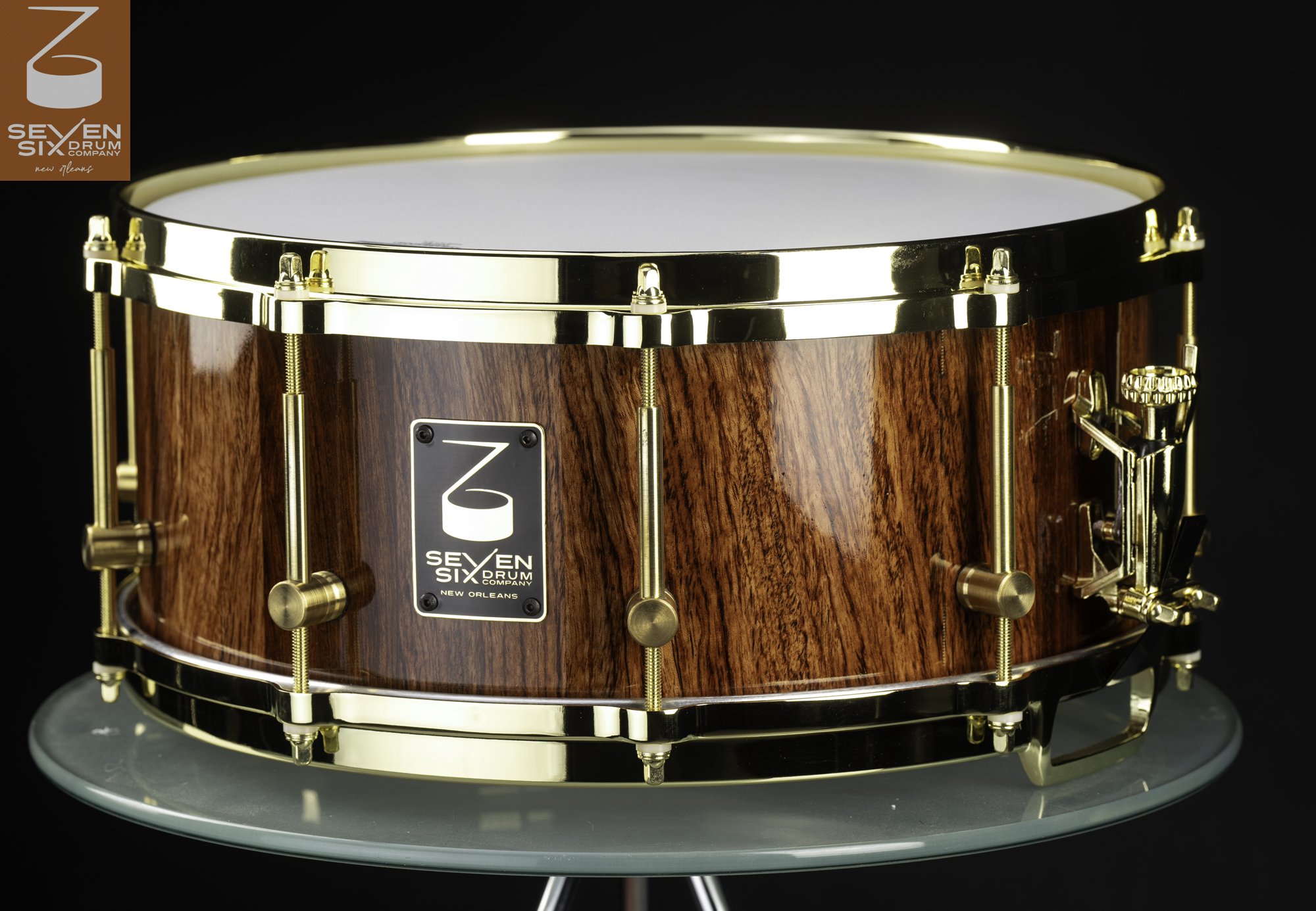 The Bubinga and Jatoba Art Custom Snare Drum